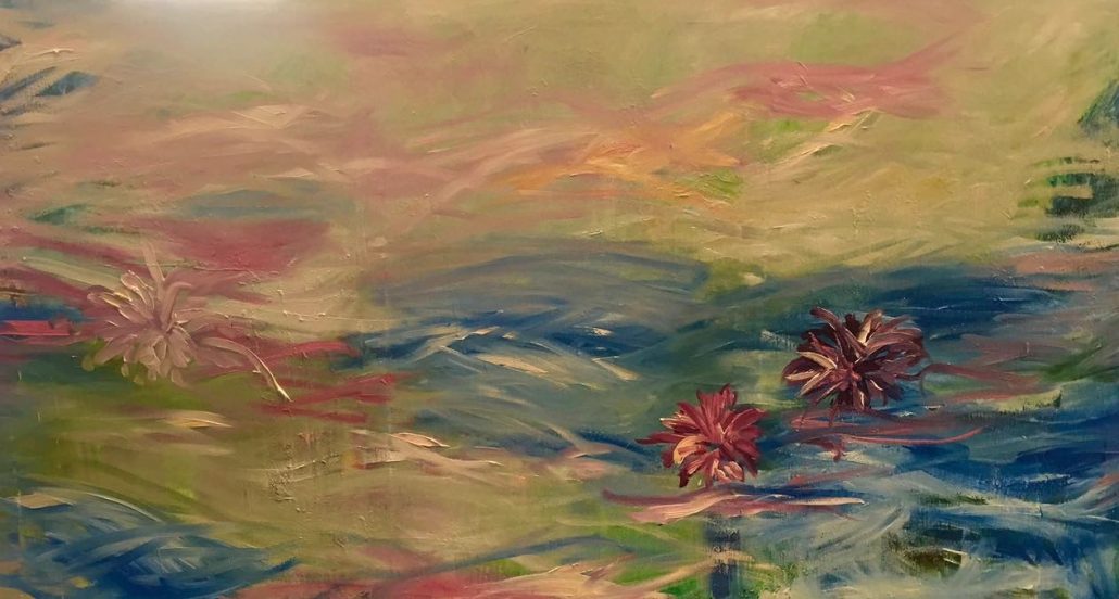 Flores en el mar