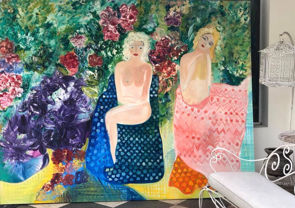 Dream Garden - Oil on canvas 190 x 240cm. 2018